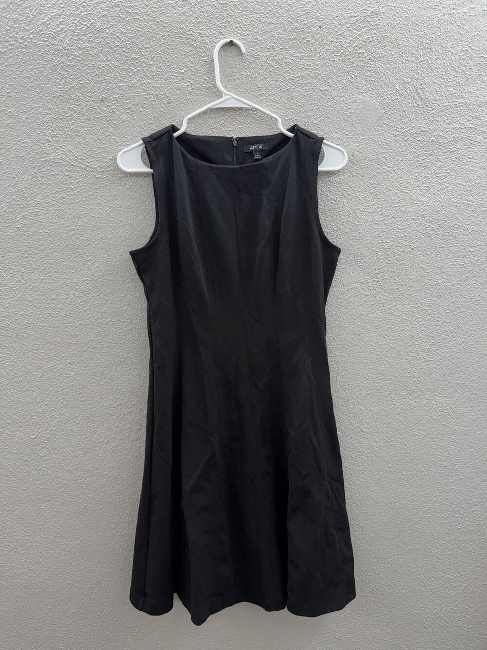 Apt. 9 Womens Dress Size Small Black Pleated Sleeveless Tank